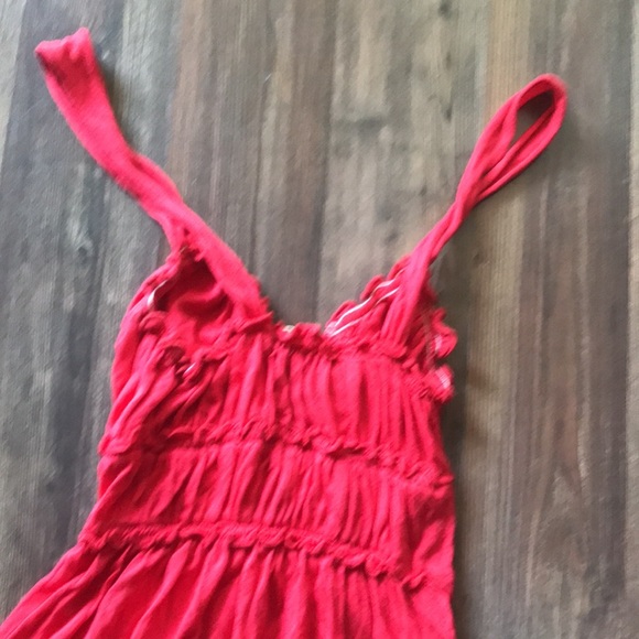 Red summer dress - Picture 4 of 6
